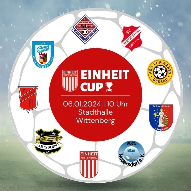 Einheit-Cup 2024 in der Stadthalle Wittenberg wirft seine Schatten voraus
