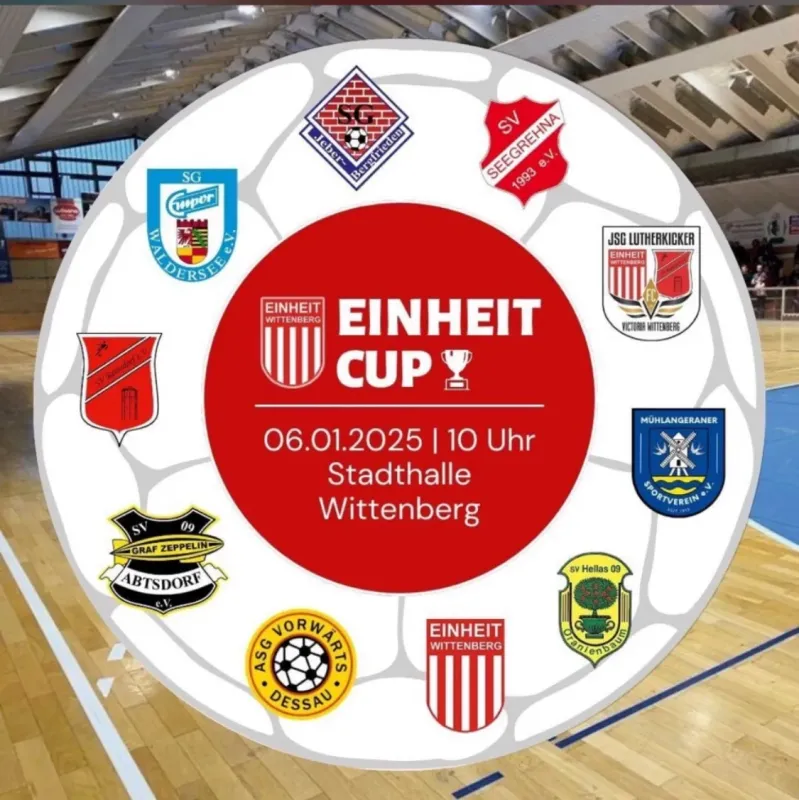 Einheit Cup 2025 in der Stadthalle Wittenberg